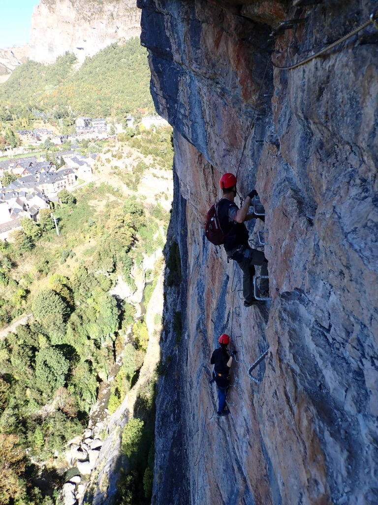Vía Ferrata el Escuacho Escarrilla