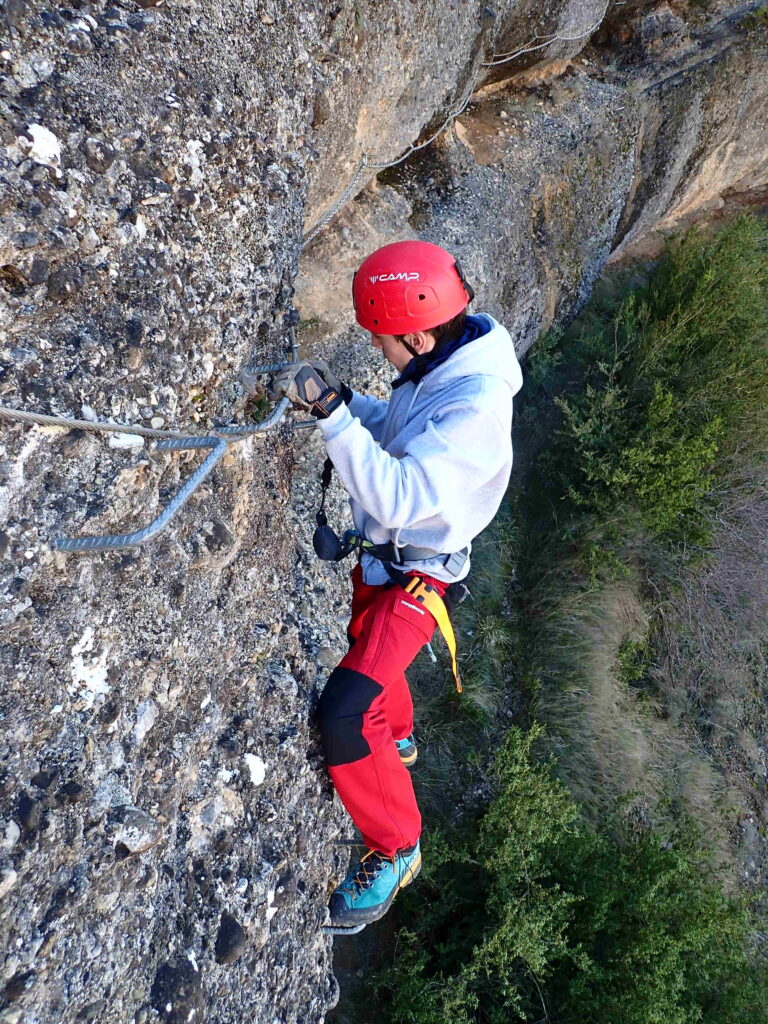 Vía Ferrata del Morral en Graus