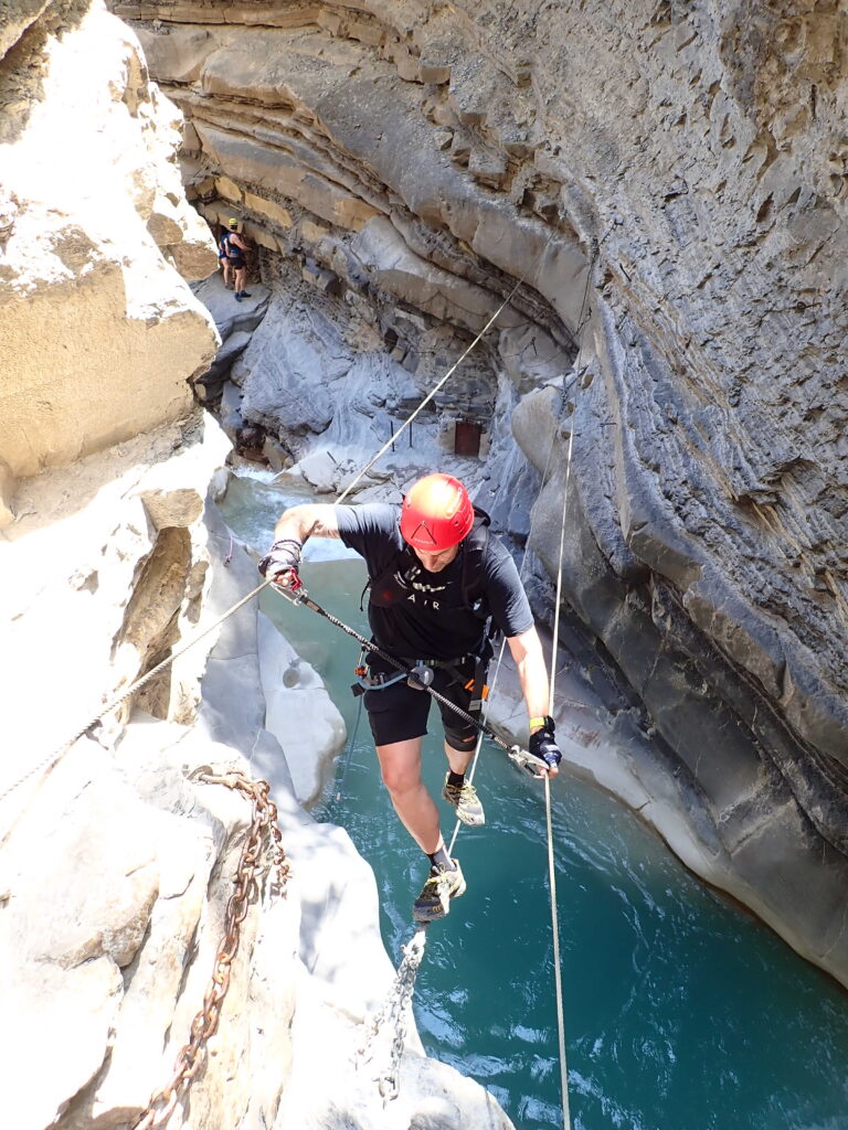 Vía ferrata Sorrosal en Broto (Huesca)