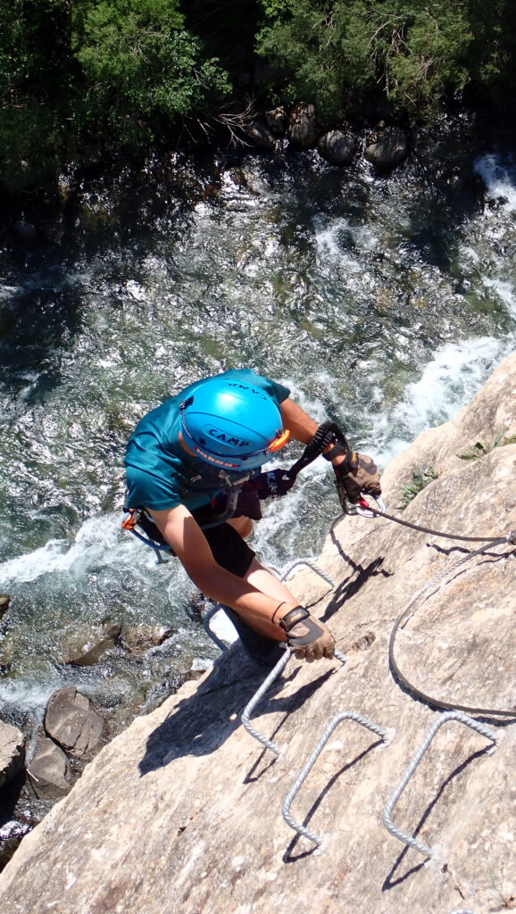 Vía ferrata Refogons en Campo